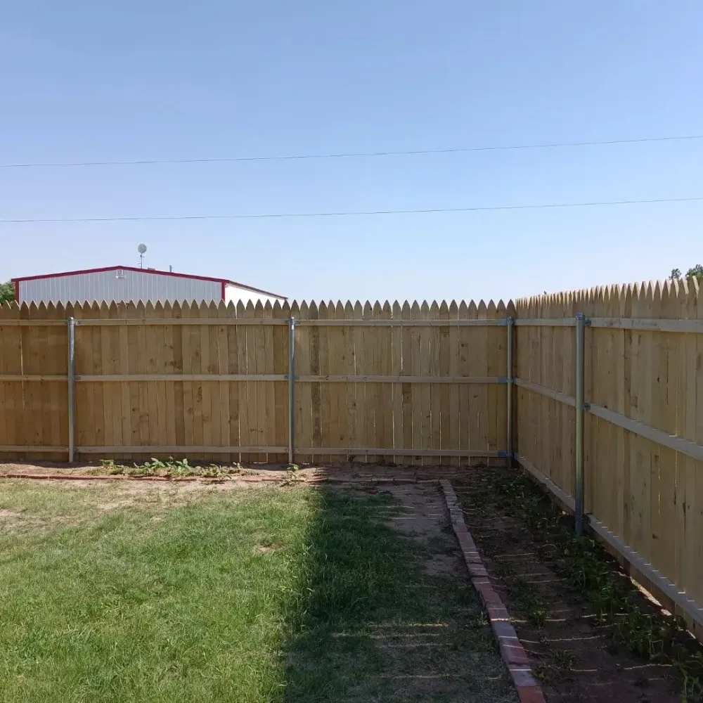 Quality fence repair for homes in Borger, TX by Lambert Construction