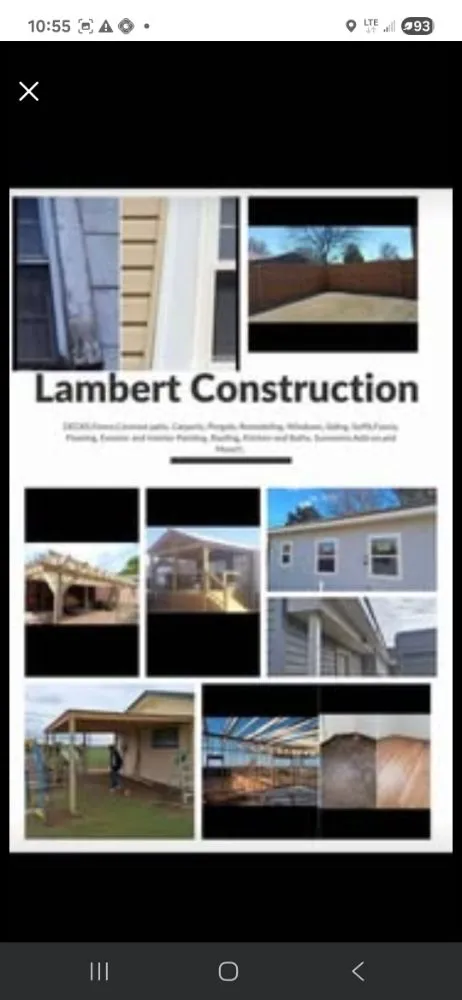 Affordable privacy fencing for homes in Borger, TX by Lambert Construction