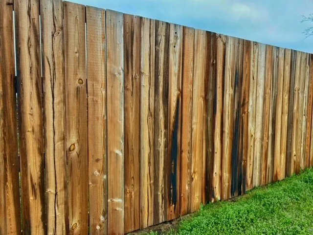 Affordable vinyl fence installation for homes in Sanger, TX by Lefty's Services