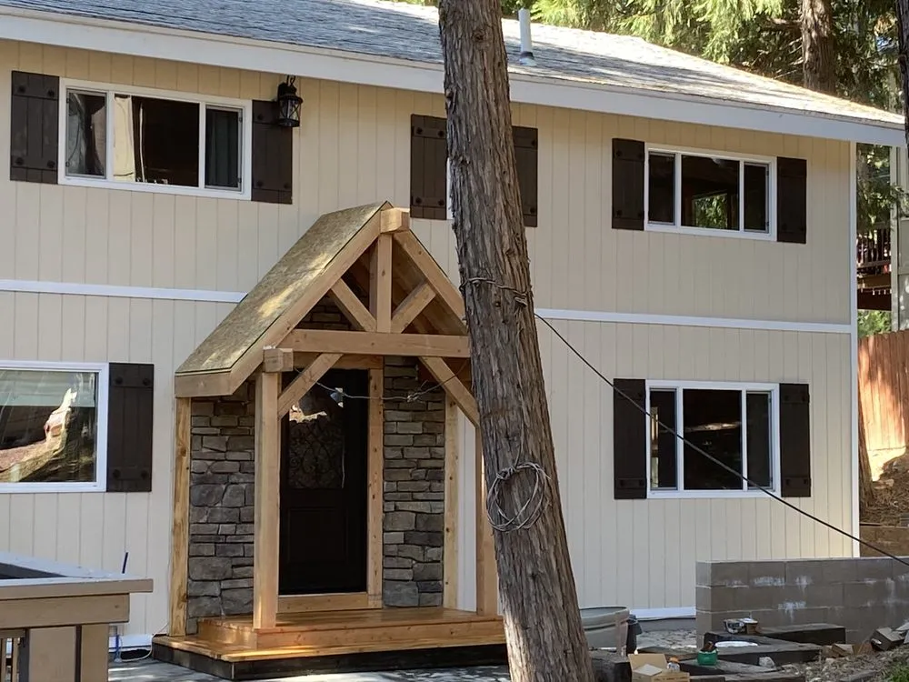 Professional vinyl fence installation in Crestline, CA by Mark's Custom Stone