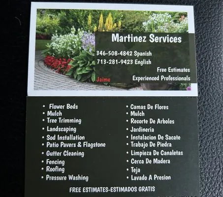 Martinez Services Logo