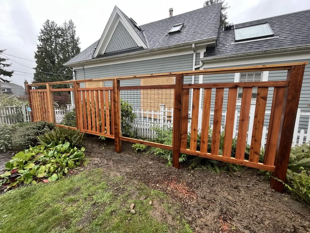 Trusted wood fence service for homes in Seattle, WA by Matt Soderback Construction