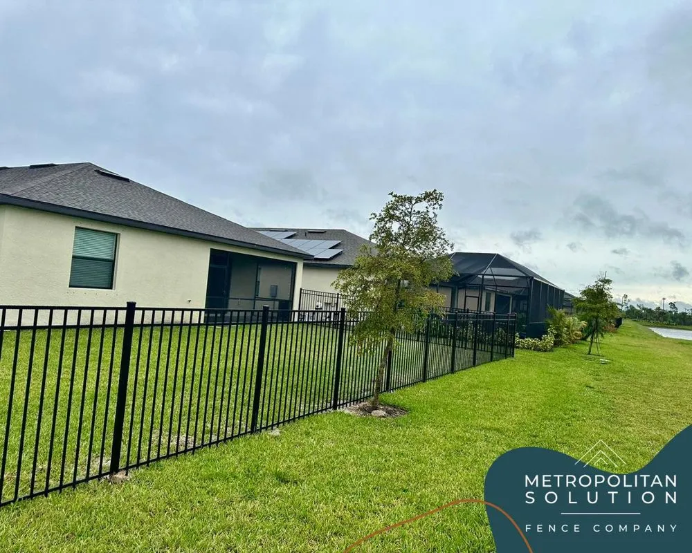 Trusted chain link fencing in Katy, TX by Metropolitan Solution