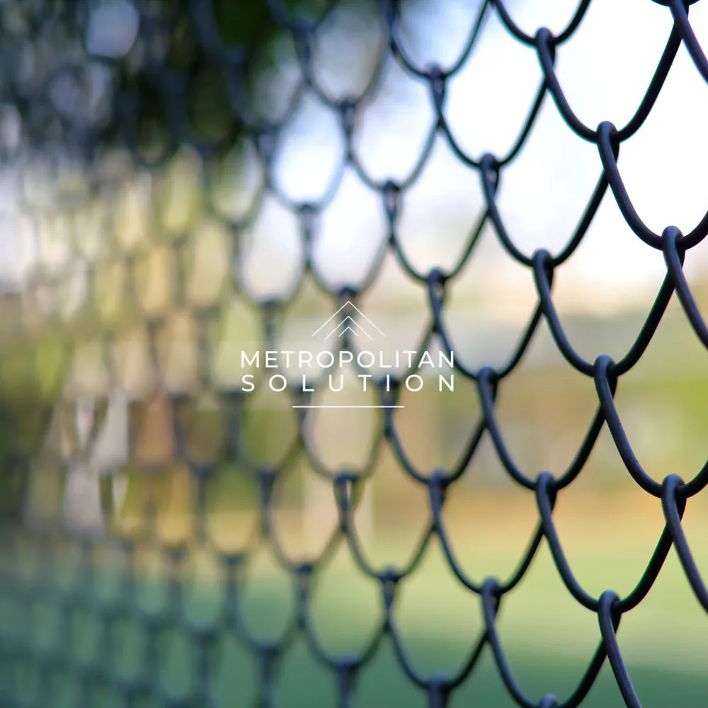 Top-rated chain link fencing in Katy, TX by Metropolitan Solution