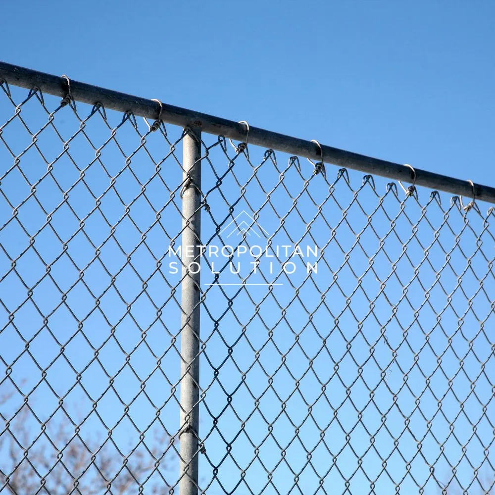 Reliable chain link fencing for homes in Katy, TX by Metropolitan Solution