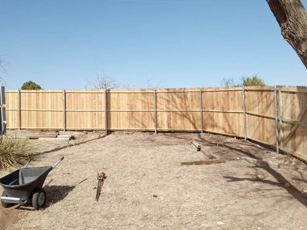 Expert fence repair for homes in Amarillo, TX by MJS Construction