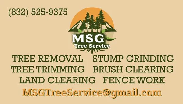 MSG Tree Service Logo
