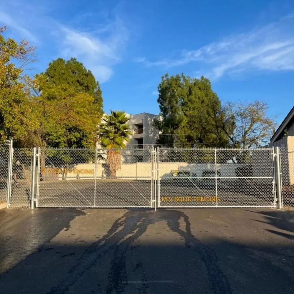 Affordable chain link fencing in Modesto, CA by MV Solid Fencing