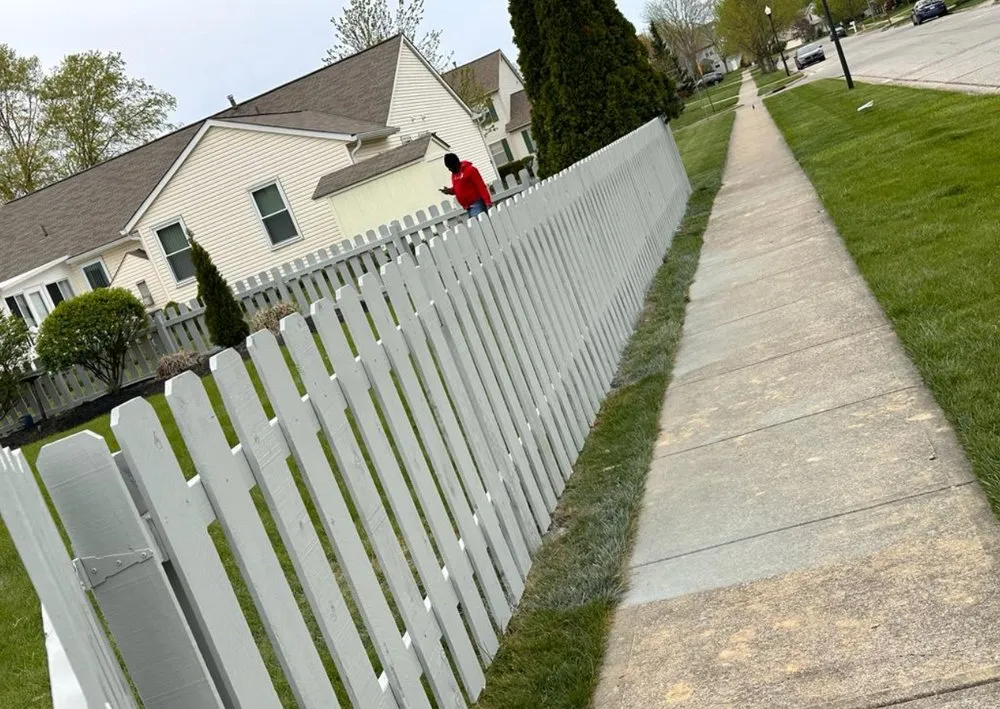 Affordable wood fence service in Columbus, OH by Never Stop Work
