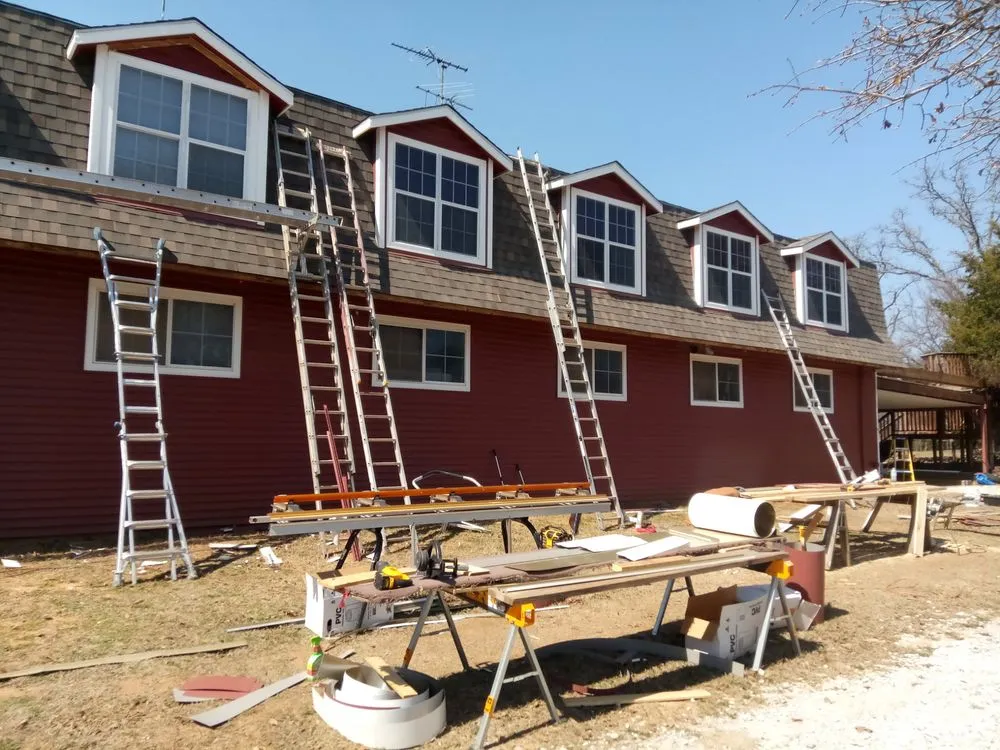 Quality vinyl fence installation in Sanger, TX by Nortex Integrity