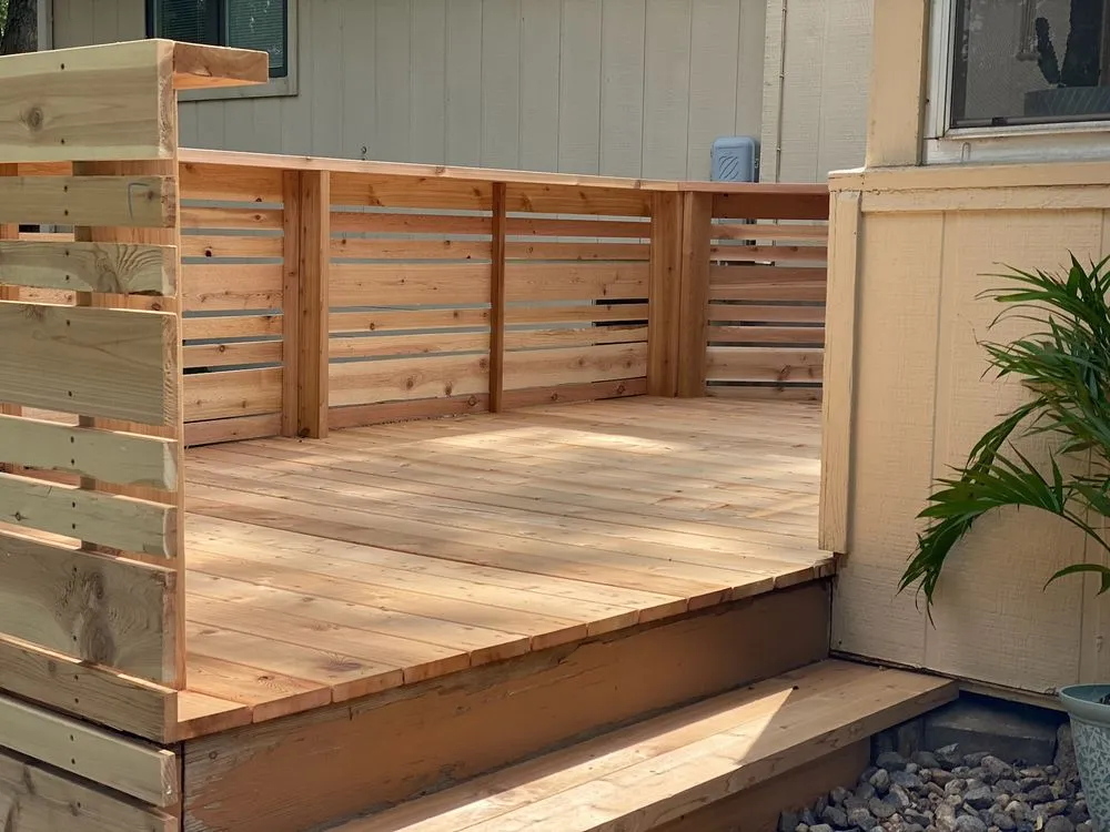 Reliable wood fence service for homes in Omaha, NE by Off Grid Design