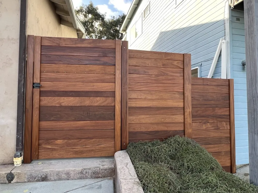 Affordable wood fence service for homes in Oceanside, CA by Outer Spaces Landscape