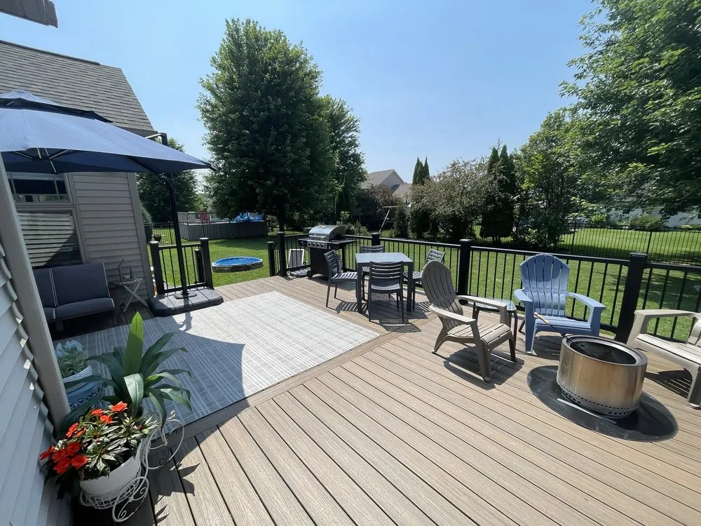Expert wood fence service for homes in Wrightstown, WI by Phoenix Decking