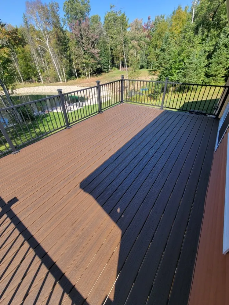 Professional wood fence service for homes in Wrightstown, WI by Phoenix Decking