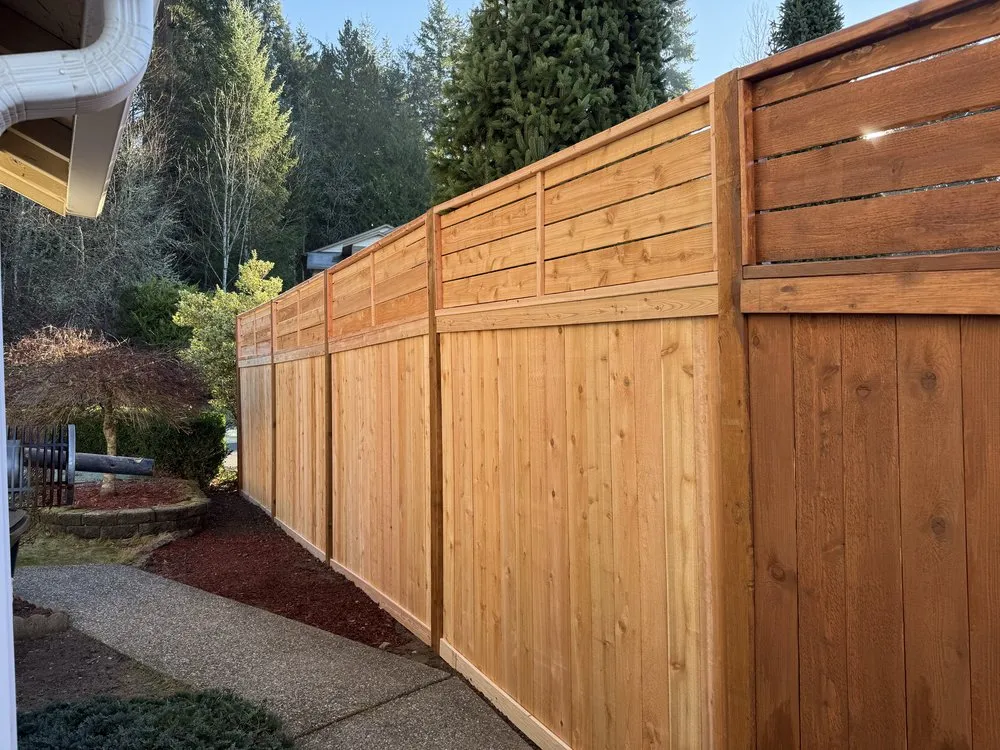 Trusted wood fence service in Bothell, WA by Precise Landscaping