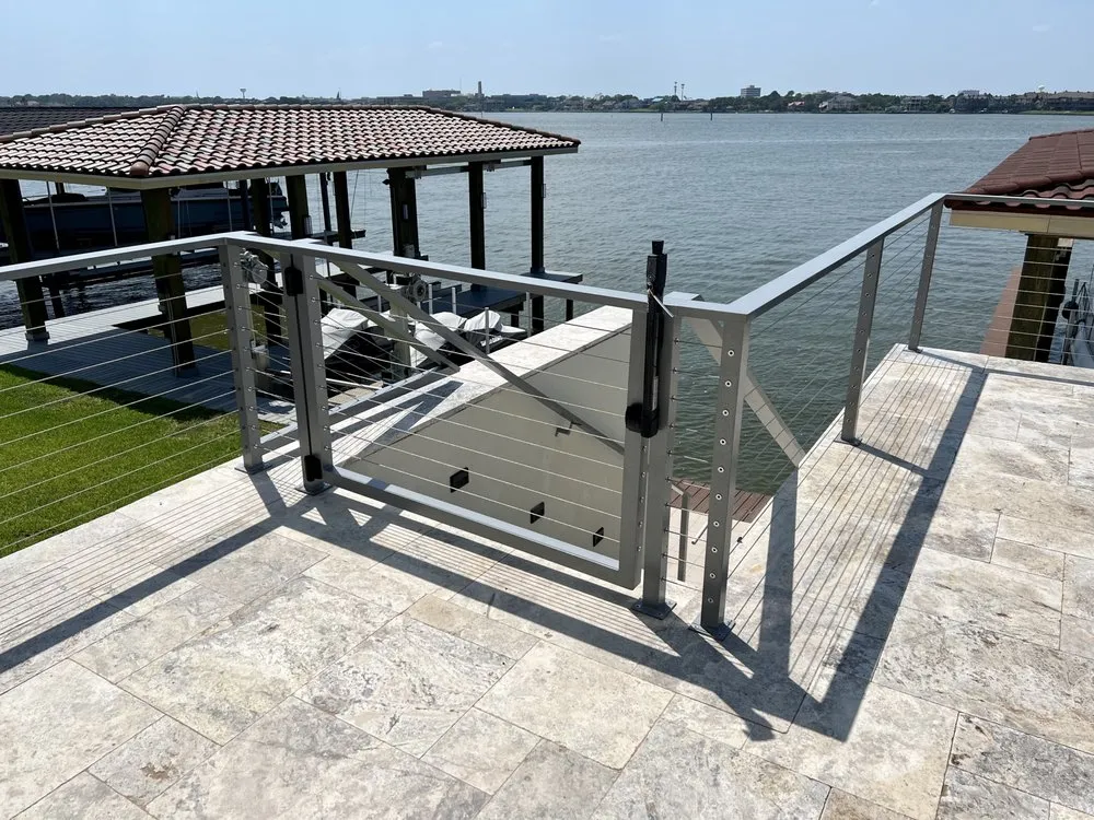 Affordable chain link fencing in Spring, TX by Precision Rail And Cable