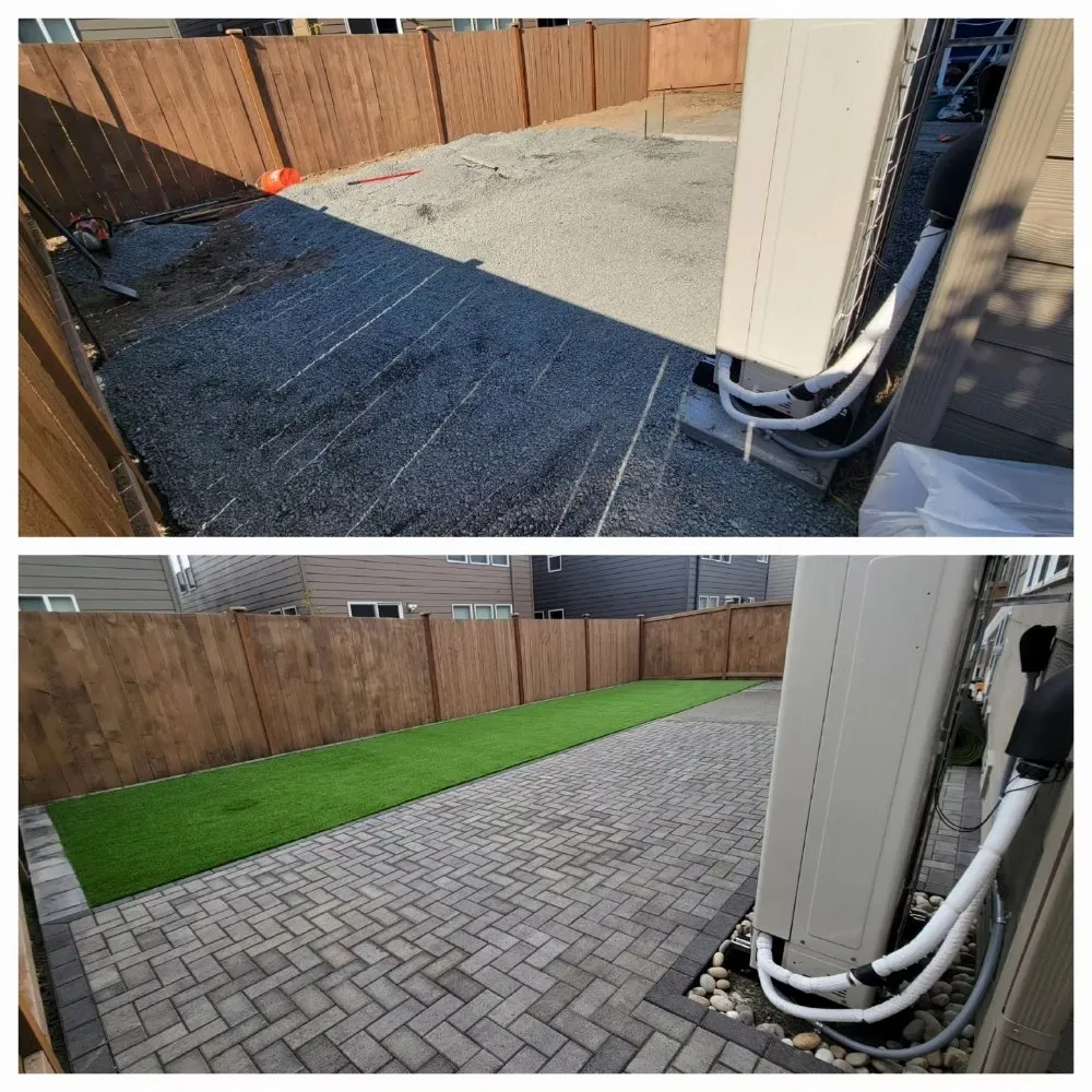 Quality wood fence service for homes in Bothell, WA by Prosper Landscape & Construction