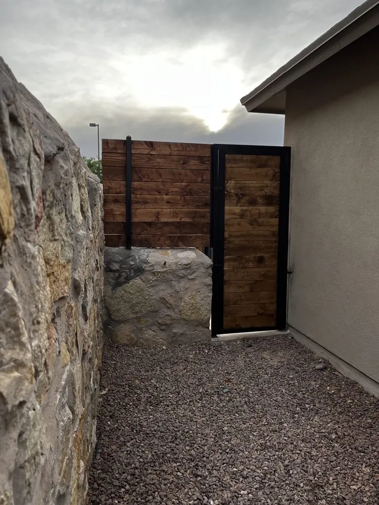 Professional wood fence service in El Paso, TX by Protense