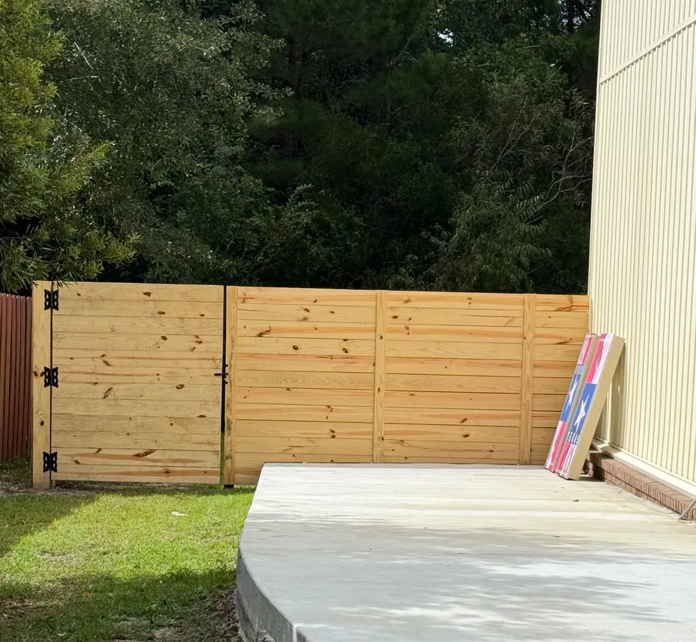 Professional wood fence service service in Fleming, GA - Quality Deck Builders