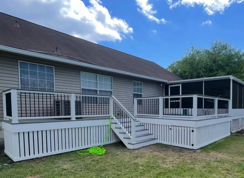 Expert chain link fencing for homes in Fleming, GA by Quality Deck Builders