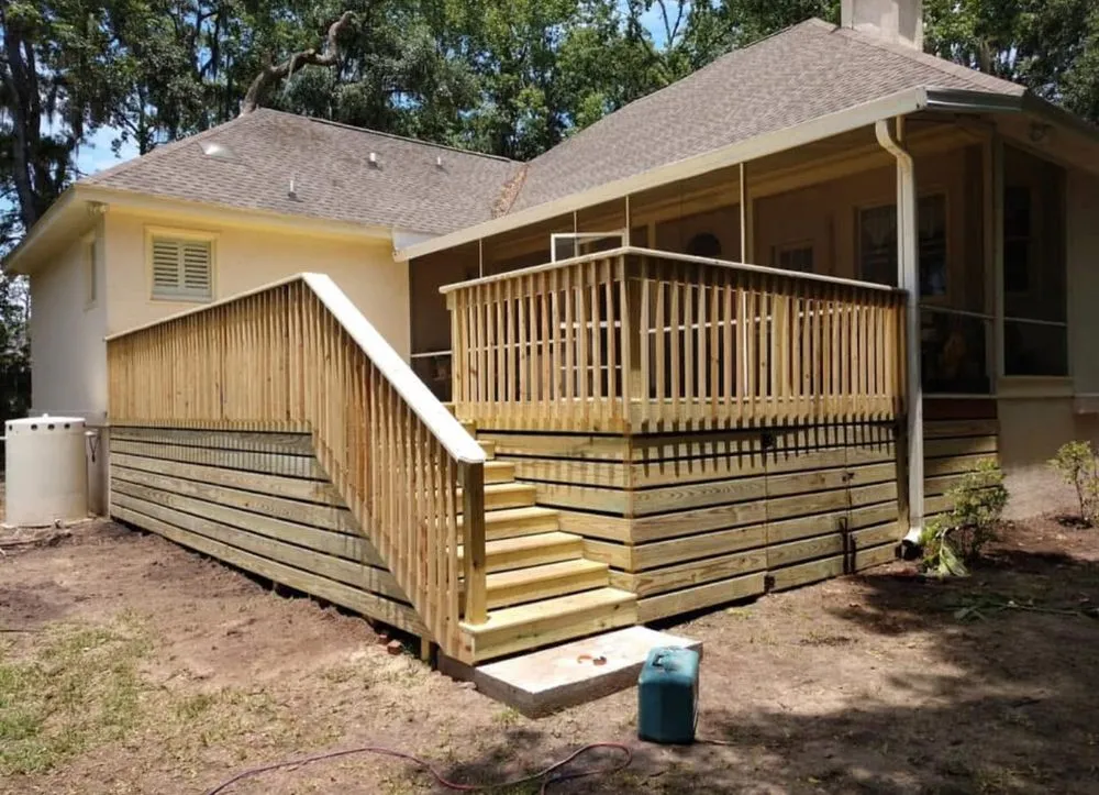 Expert wood fence service experts serving Fleming, GA - Quality Deck Builders
