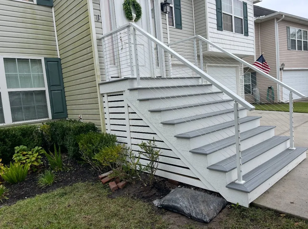 Professional vinyl fence installation service in Fleming, GA - Quality Deck Builders