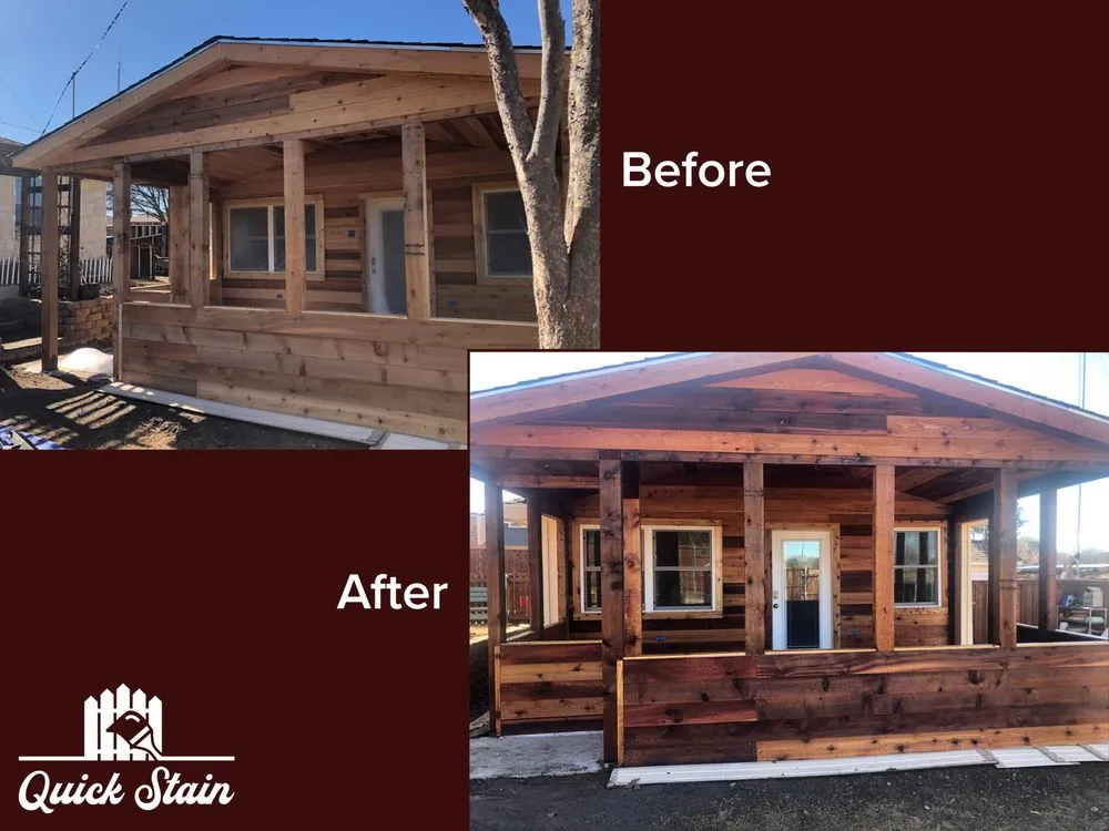 Top-rated fence repair in Coppell, TX by Quick Stain
