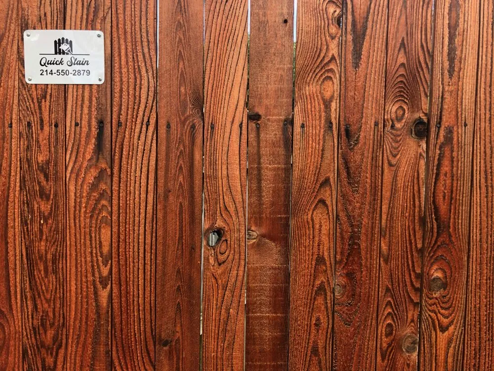 Expert vinyl fence installation for homes in Coppell, TX by Quick Stain
