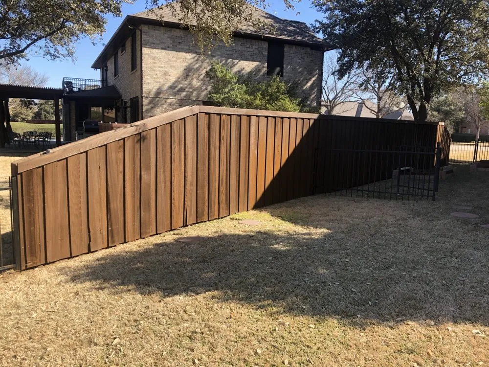 Reliable vinyl fence installation for homes in Coppell, TX by Quick Stain
