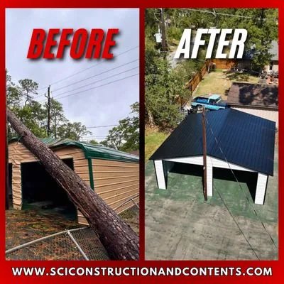 SCI Construction & Roofing Logo