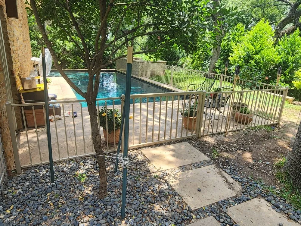 Affordable privacy fencing for homes in Austin, TX by Sharp Welding Design