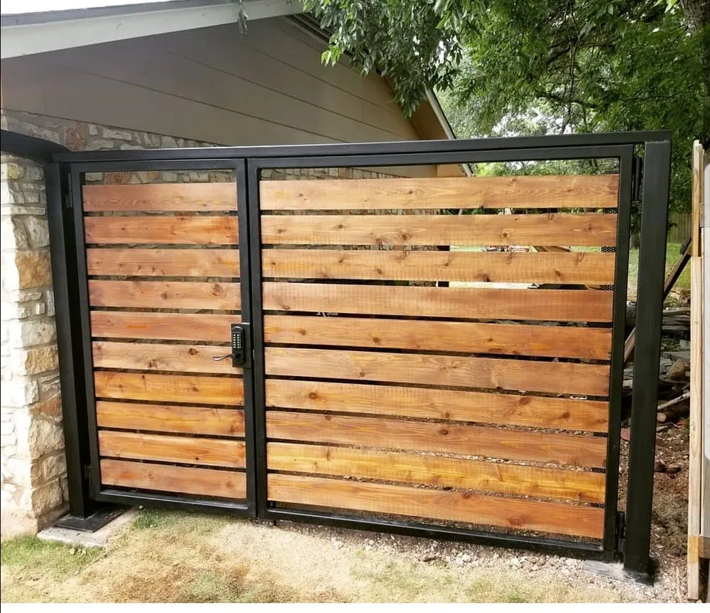 Local fence installation for homes in Austin, TX by Sharp Welding Design