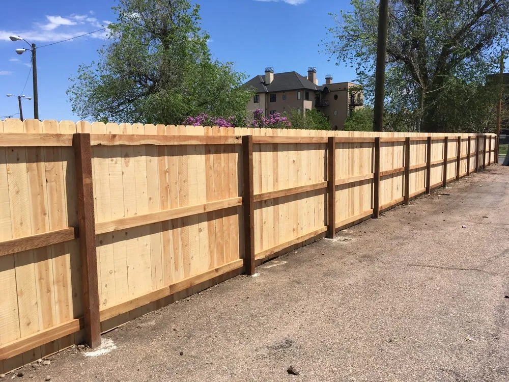 Professional vinyl fence installation for homes in Aurora, CO by Simcoe Services