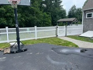 Reliable wood fence service in Hanson, MA by Solid Fence