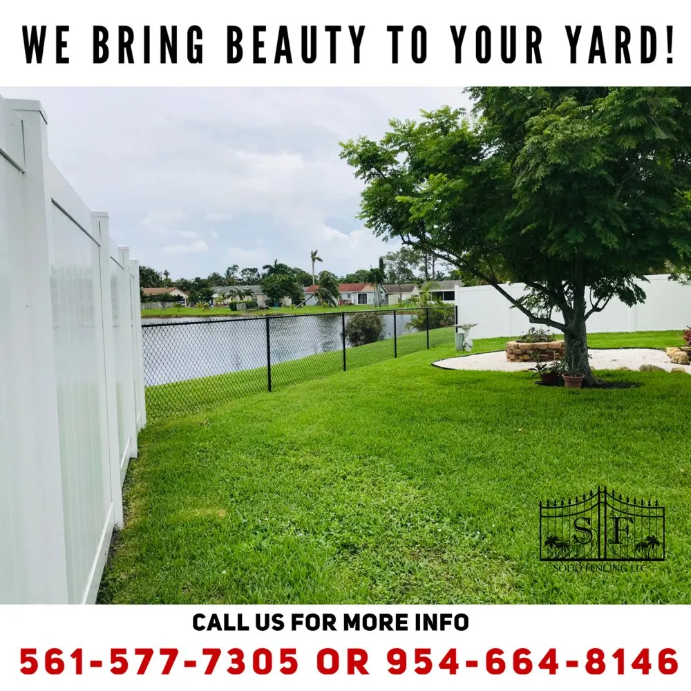 Affordable wood fence service for homes in Pompano Beach, FL by Solid Fencing