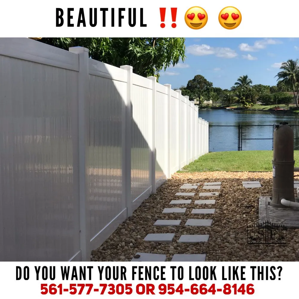 Trusted privacy fencing in Pompano Beach, FL by Solid Fencing