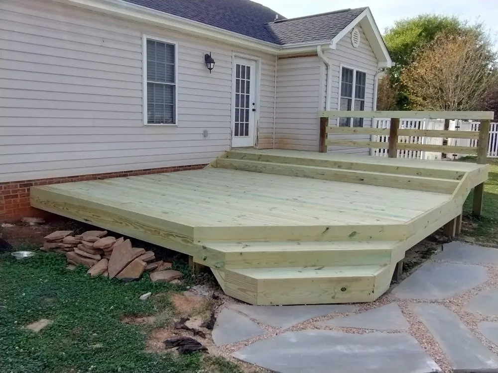 Expert wood fence service in Greenville, SC by Solid Foundations