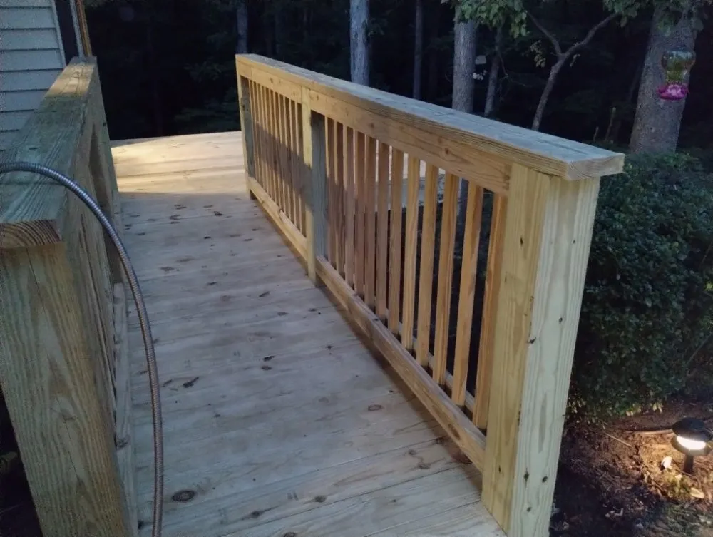Local vinyl fence installation in Greenville, SC by Solid Foundations