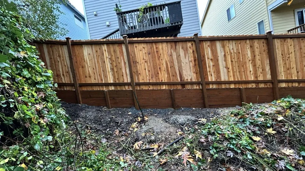 Expert privacy fencing in Everett, WA by Solid Ground Landscape