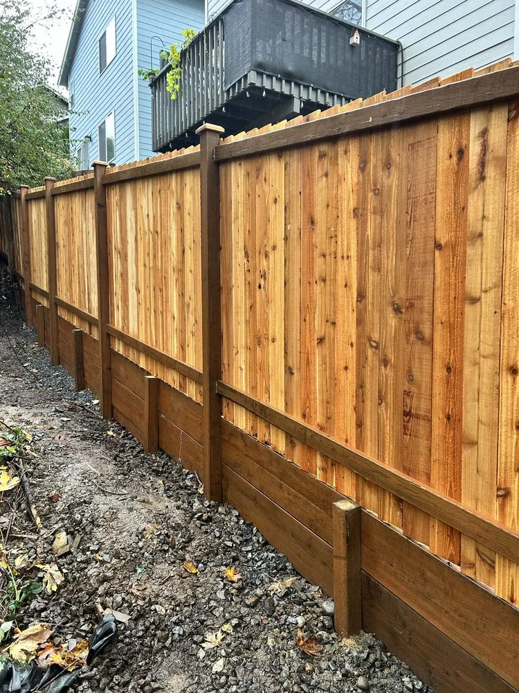 Local wood fence service service in Everett, WA - Solid Ground Landscape