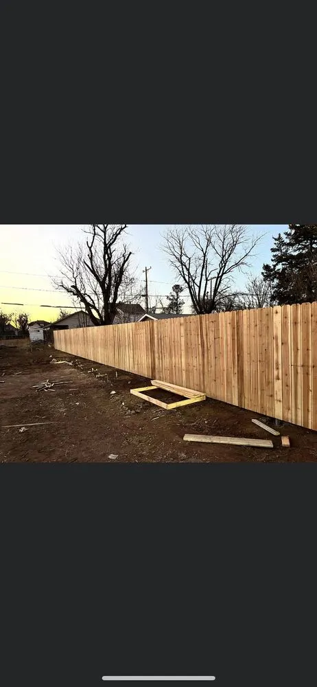 Reliable privacy fencing for homes in The Village, OK by Solid Structures
