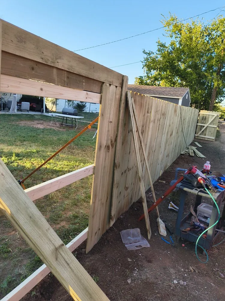 Quality fence installation for homes in Abilene, TX by TM Services