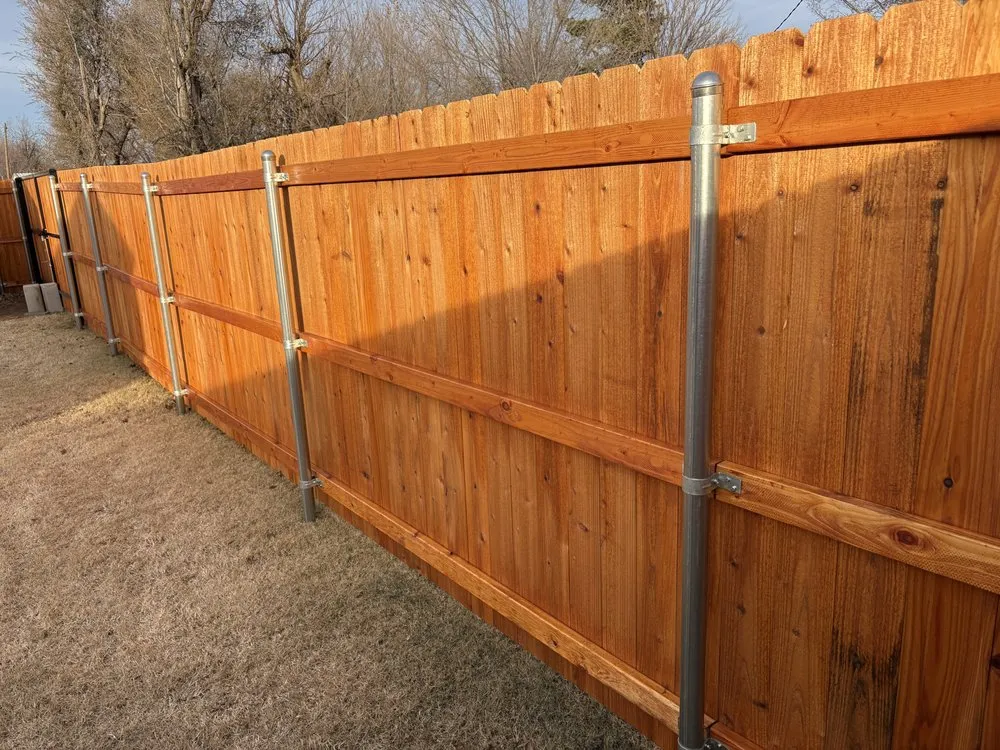 Quality wood fence service in Springfield, MO by Vector Fence