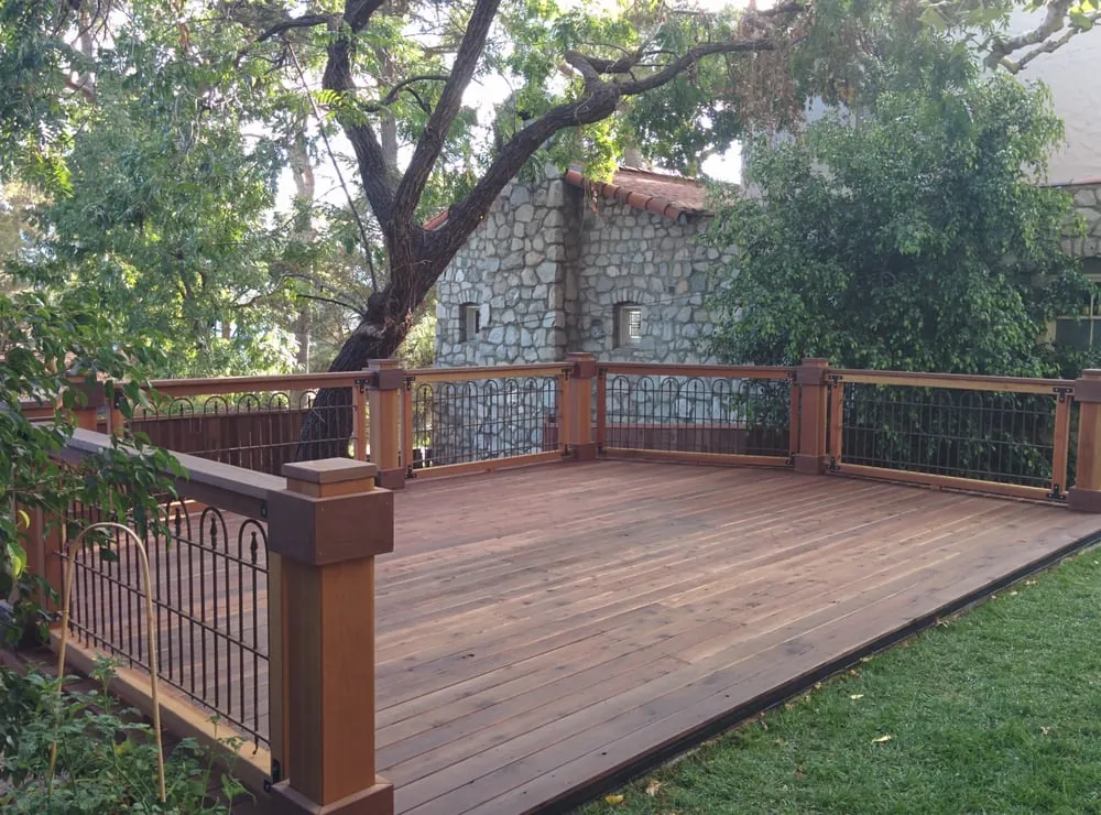 Professional chain link fencing for homes in Burbank, CA by YourDeckBuilder