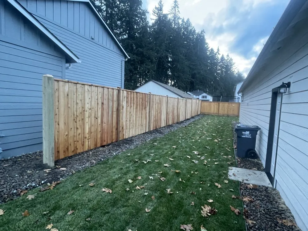 Local wood fence service for homes in Eugene, OR by Zent Construction